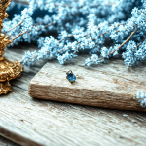 Ciondolo  con acquamarina da 1,8 k